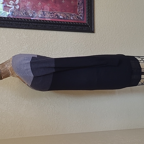 Womens Haute Hippie Colorblock Merino Wool V-Neck Sweater Dress Size XS - Picture 5 of 7